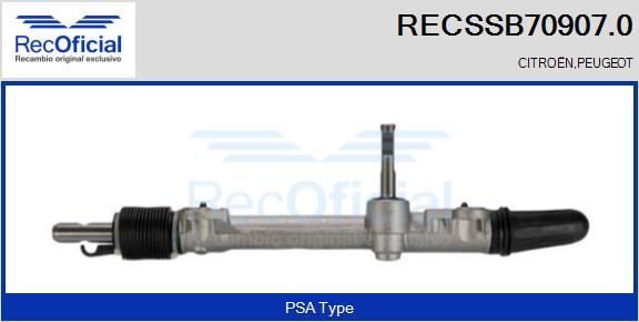 RECOFICIAL RECSSB70907.0 - Рулевой механизм, рейка mashina-shop.ru