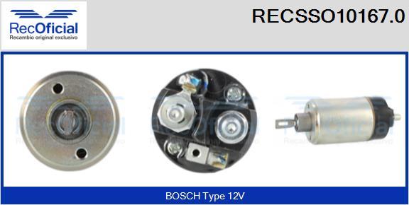 RECOFICIAL RECSSO10167.0 - Тяговое реле, соленоид, стартер mashina-shop.ru