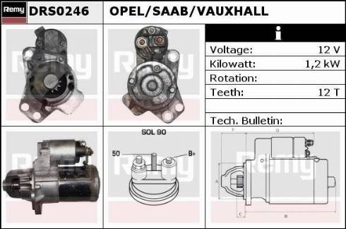 Remy DRS0246 - Стартер mashina-shop.ru