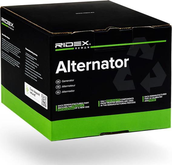 RIDEX 4G0047R - Генератор mashina-shop.ru