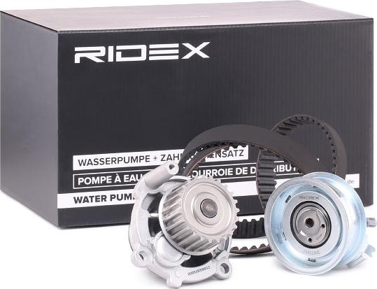 RIDEX 3096W0010 - Водяной насос + комплект зубчатого ремня ГРМ mashina-shop.ru