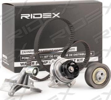 RIDEX 3096W0248 - Водяной насос + комплект зубчатого ремня ГРМ mashina-shop.ru