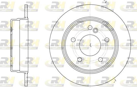 Roadhouse 6193.00 - Тормозной диск mashina-shop.ru