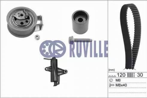 Ruville 5549473 - Комплект зубчатого ремня ГРМ mashina-shop.ru