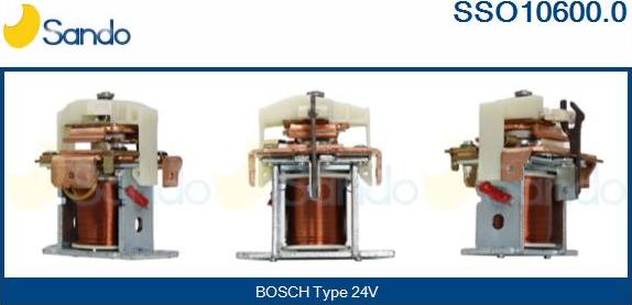 Sando SSO10600.0 - Тяговое реле, соленоид, стартер mashina-shop.ru