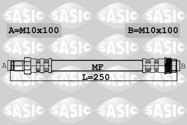 Sasic 6604037 - Тормозной шланг mashina-shop.ru