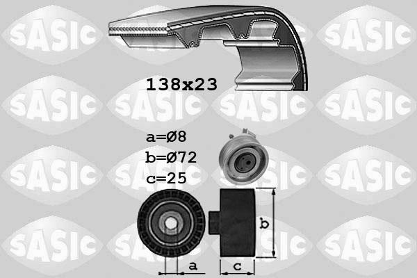 Sasic 1756060 - Комплект зубчатого ремня ГРМ mashina-shop.ru