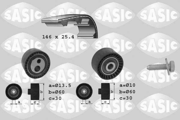 Sasic 1750013 - Комплект зубчатого ремня ГРМ mashina-shop.ru