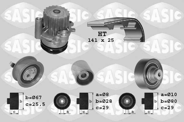 Sasic 3906001 - Водяной насос + комплект зубчатого ремня ГРМ mashina-shop.ru