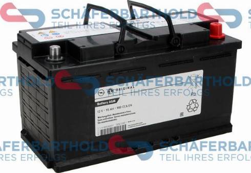 Schferbarthold 415 16 696 01 11 - Стартерная аккумуляторная батарея, АКБ mashina-shop.ru