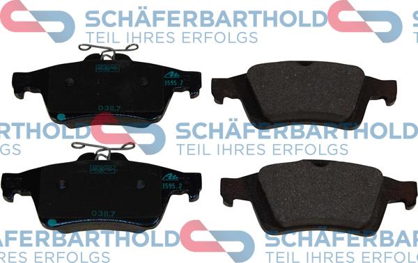 Schferbarthold 315 06 286 01 11 - Тормозные колодки, дисковые, комплект mashina-shop.ru