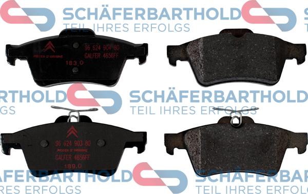 Schferbarthold 315 26 276 01 11 - Тормозные колодки, дисковые, комплект mashina-shop.ru