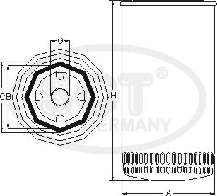 SCT-MANNOL SM 5759 - Масляный фильтр mashina-shop.ru