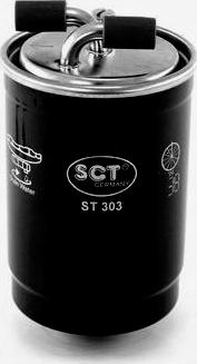 SCT-MANNOL ST 303 - Топливный фильтр mashina-shop.ru