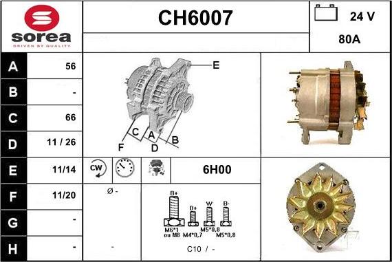 Sera CH6007 - Генератор mashina-shop.ru