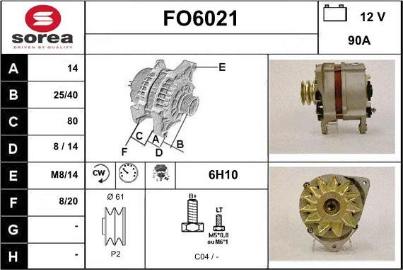 Sera FO6021 - Генератор mashina-shop.ru