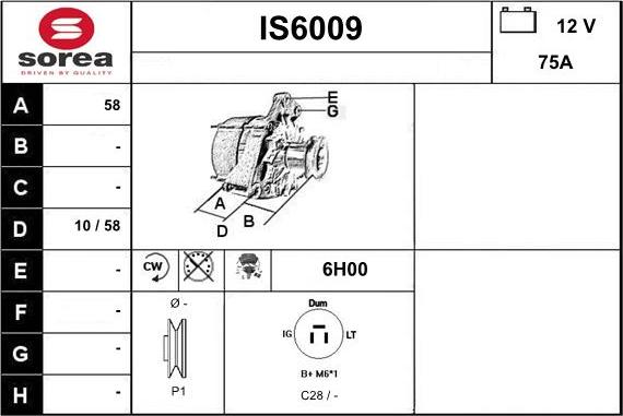 Sera IS6009 - Генератор mashina-shop.ru