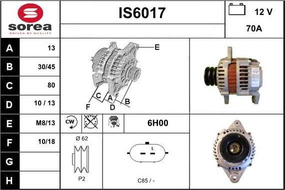 Sera IS6017 - Генератор mashina-shop.ru