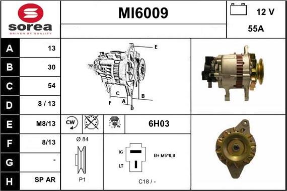 Sera MI6009 - Генератор mashina-shop.ru