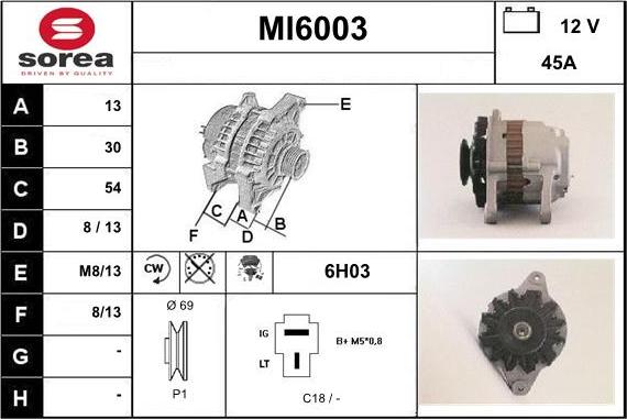 Sera MI6003 - Генератор mashina-shop.ru