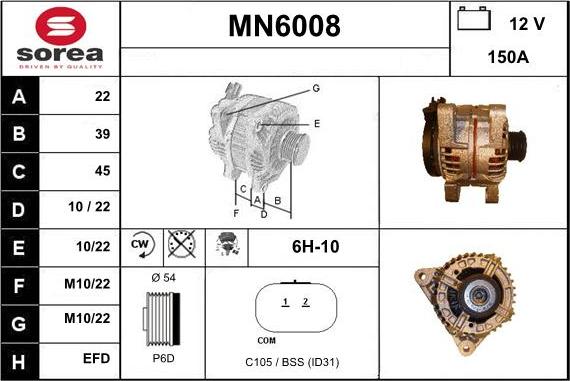 Sera MN6008 - Генератор mashina-shop.ru