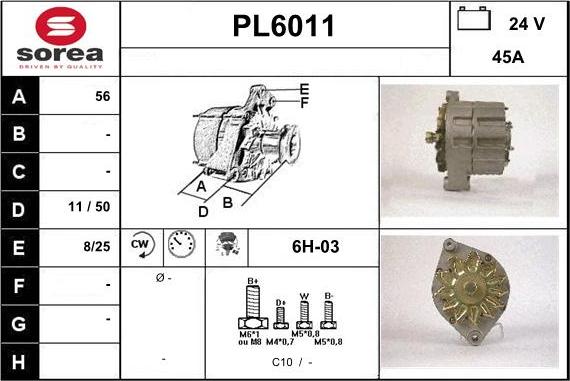 Sera PL6011 - Генератор mashina-shop.ru