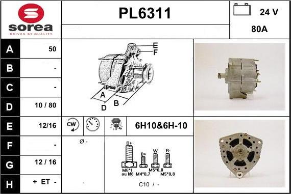 Sera PL6311 - Генератор mashina-shop.ru