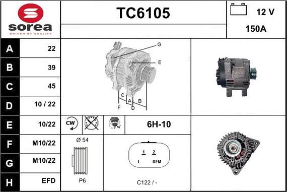 Sera TC6105 - Генератор mashina-shop.ru