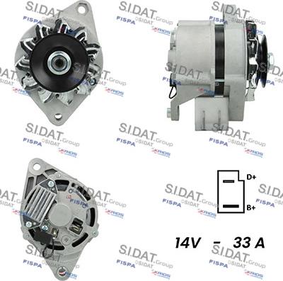 Sidat A12BH0037A2 - Генератор mashina-shop.ru