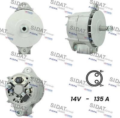 Sidat A12BH1056A2 - Генератор mashina-shop.ru