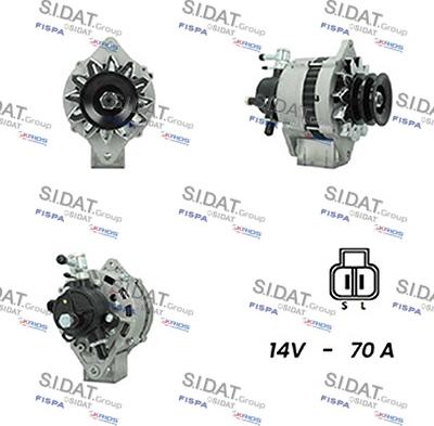 Sidat A12HT0160A2 - Генератор mashina-shop.ru