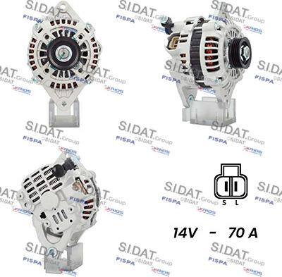 Sidat A12MH0650A2 - Генератор mashina-shop.ru