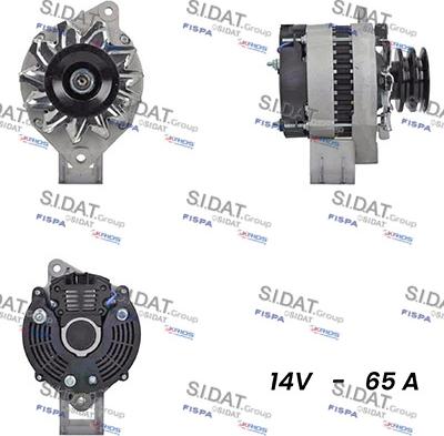 Sidat A12VA1088A2 - Генератор mashina-shop.ru