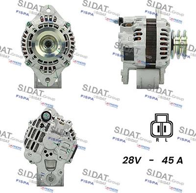 Sidat A24MH0119A2 - Генератор mashina-shop.ru