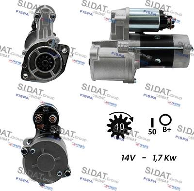 Sidat S12MH0130A2 - Стартер mashina-shop.ru