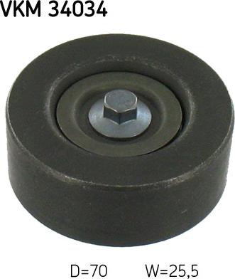 SKF VKM 34034 - Ролик, поликлиновый ремень mashina-shop.ru