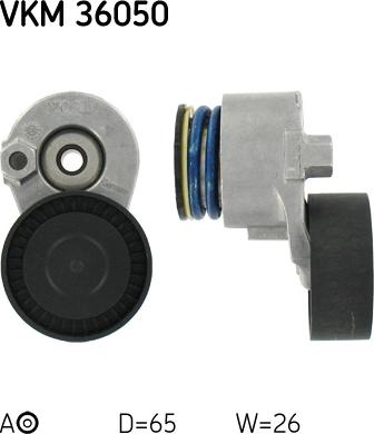 SKF VKM 36050 - Ролик, поликлиновый ремень mashina-shop.ru