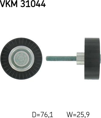 SKF VKM 31044 - Ролик, поликлиновый ремень mashina-shop.ru