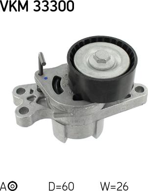 SKF VKM 33300 - Ролик, поликлиновый ремень mashina-shop.ru