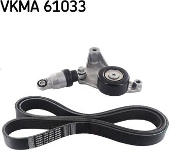 SKF VKMA 61033 - Поликлиновый ременный комплект mashina-shop.ru