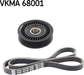 SKF VKMA 68001 - Поликлиновый ременный комплект mashina-shop.ru