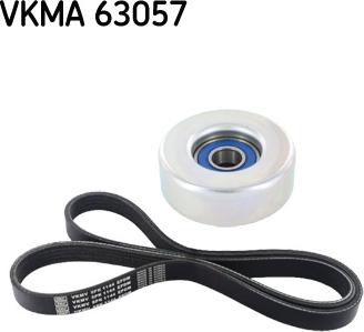 SKF VKMA 63057 - Поликлиновый ременный комплект mashina-shop.ru