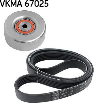 SKF VKMA 67025 - Поликлиновый ременный комплект mashina-shop.ru