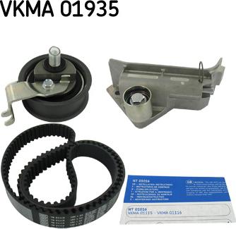 SKF VKMA 01935 - Комплект зубчатого ремня ГРМ mashina-shop.ru