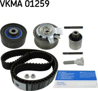 SKF VKMA 01259 - Комплект зубчатого ремня ГРМ mashina-shop.ru