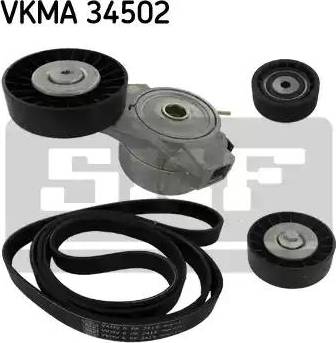 SKF VKMA 34502 - Поликлиновый ременный комплект mashina-shop.ru