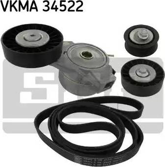 SKF VKMA 34522 - Поликлиновый ременный комплект mashina-shop.ru