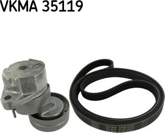 SKF VKMA 35119 - Поликлиновый ременный комплект mashina-shop.ru