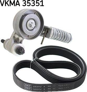 SKF VKMA 35351 - Поликлиновый ременный комплект mashina-shop.ru