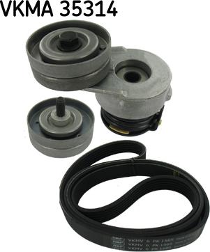 SKF VKMA 35314 - Поликлиновый ременный комплект mashina-shop.ru